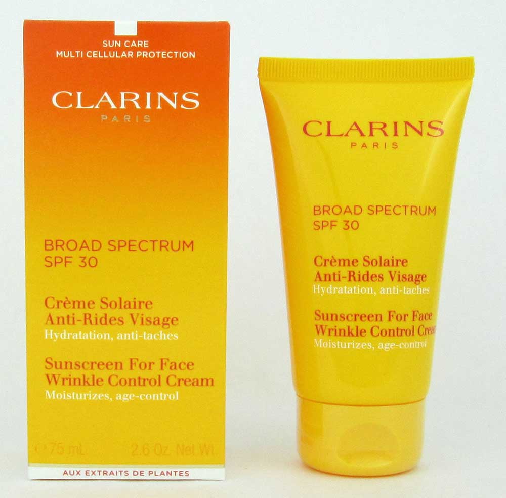 Clarins Sunscreen for Face Wrinkle Control Cream 30 SPF 75 ml/2.6 oz