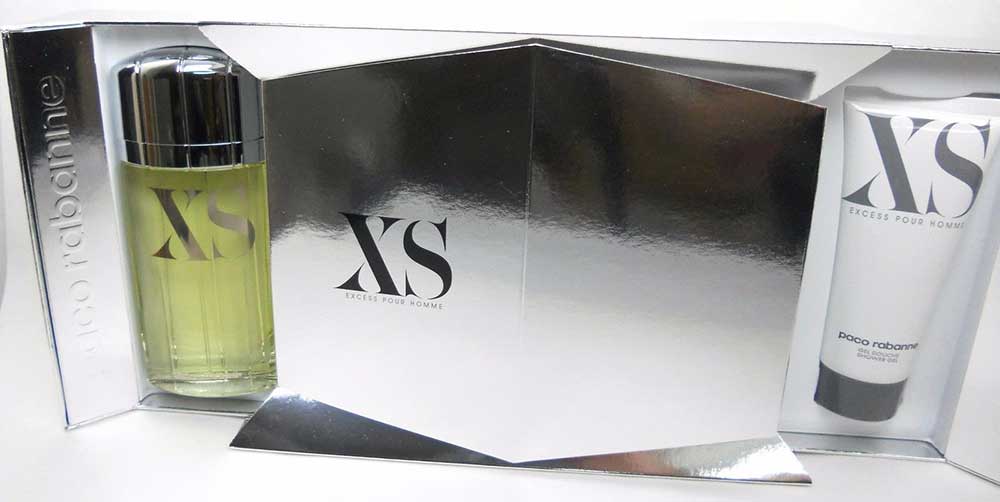XS by Paco Rabanne 3.4 oz.Eau de Toilette+3.4oz.Shower Gel. New Set
