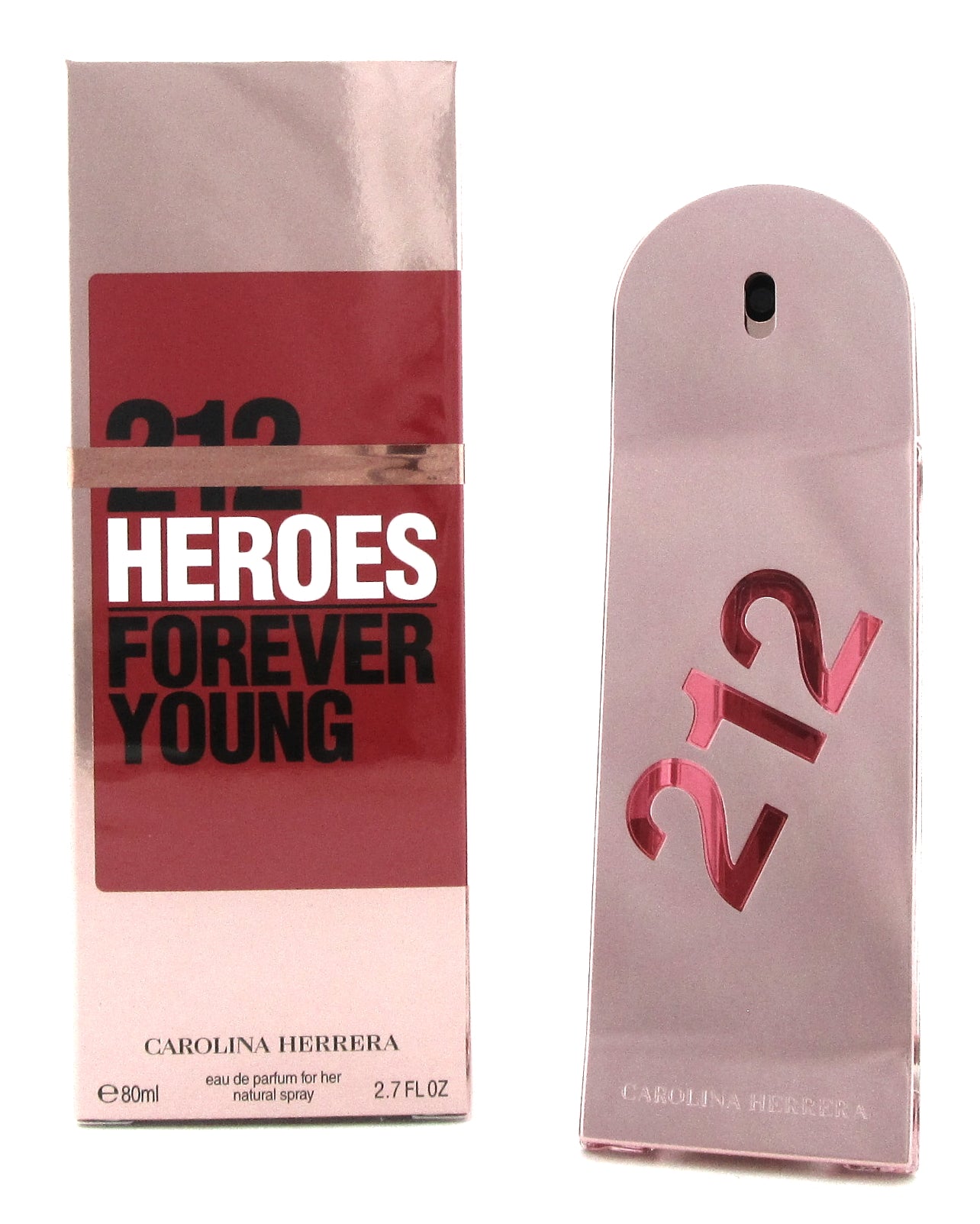 Carolina Herrera 212 Heroes Forever Young 2.7oz EDP Spray Women. New DAMAGED Box