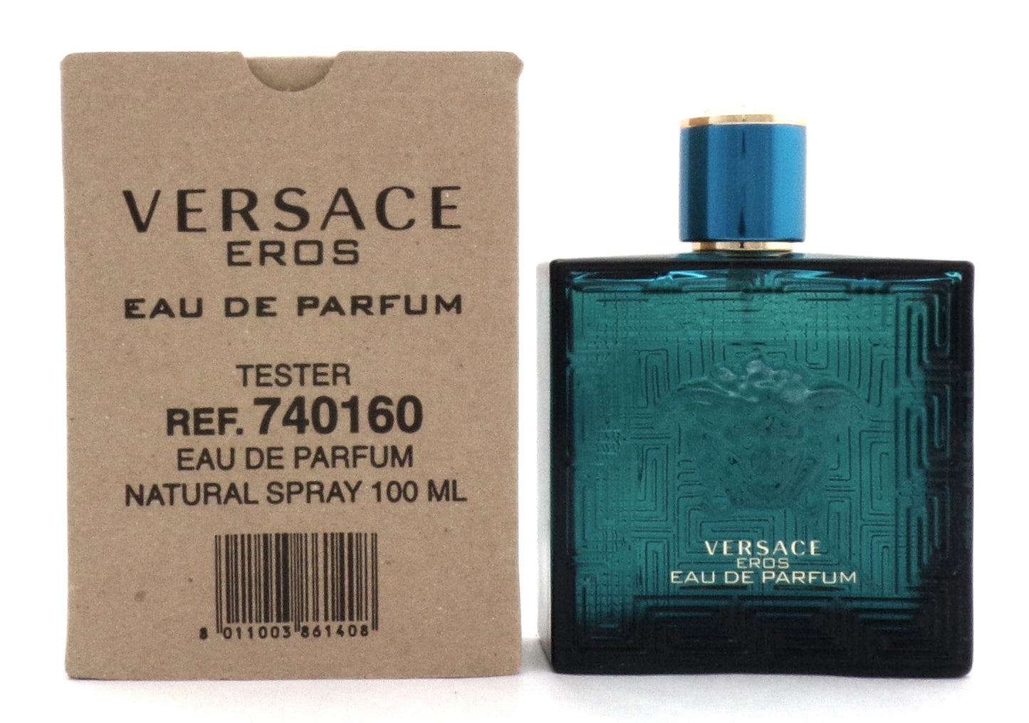 Versace Eros by Versace 3.4 oz./ 100 ml. Eau de Parfum Spray for Men. New Tester w/Cap