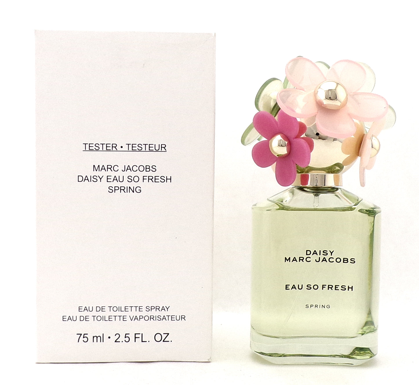 Marc Jacobs Daisy EAU SO FRESH SPRING 2.5 oz EDT Spray for Women. New Tester w/Cap