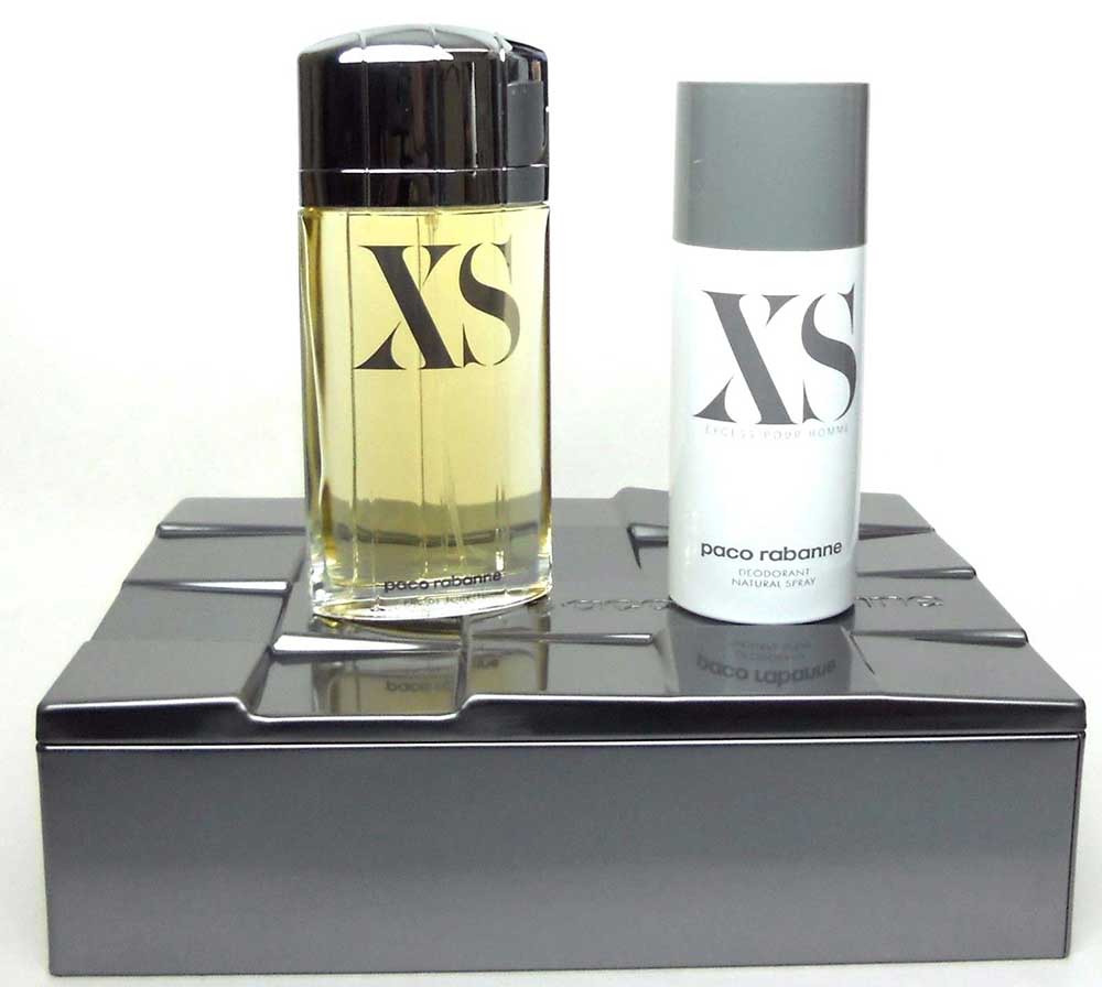 XS Pour Homme Paco Rabanne 3.4 oz.EDT Spray +5.1 Deo.Spray. New Set