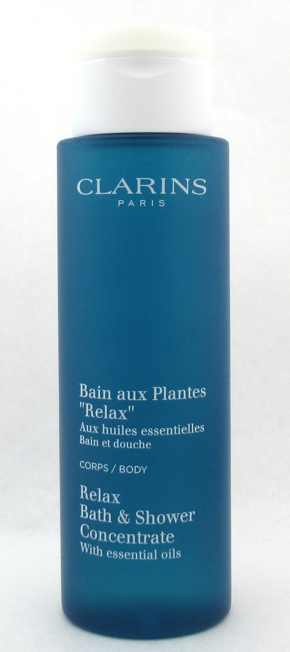 Clarins Relax Bath & Shower Concentrate 200 ml./ 6.8 oz. New Tester Not Sealed No Box