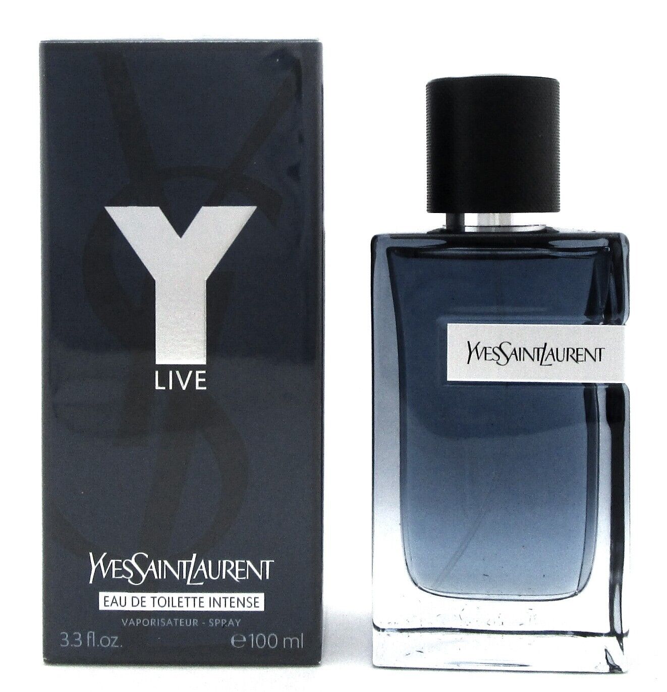 Y LIVE by Yves Saint Laurent 3.3 oz/100 ml EDT INTENSE Spray for Men New in Box