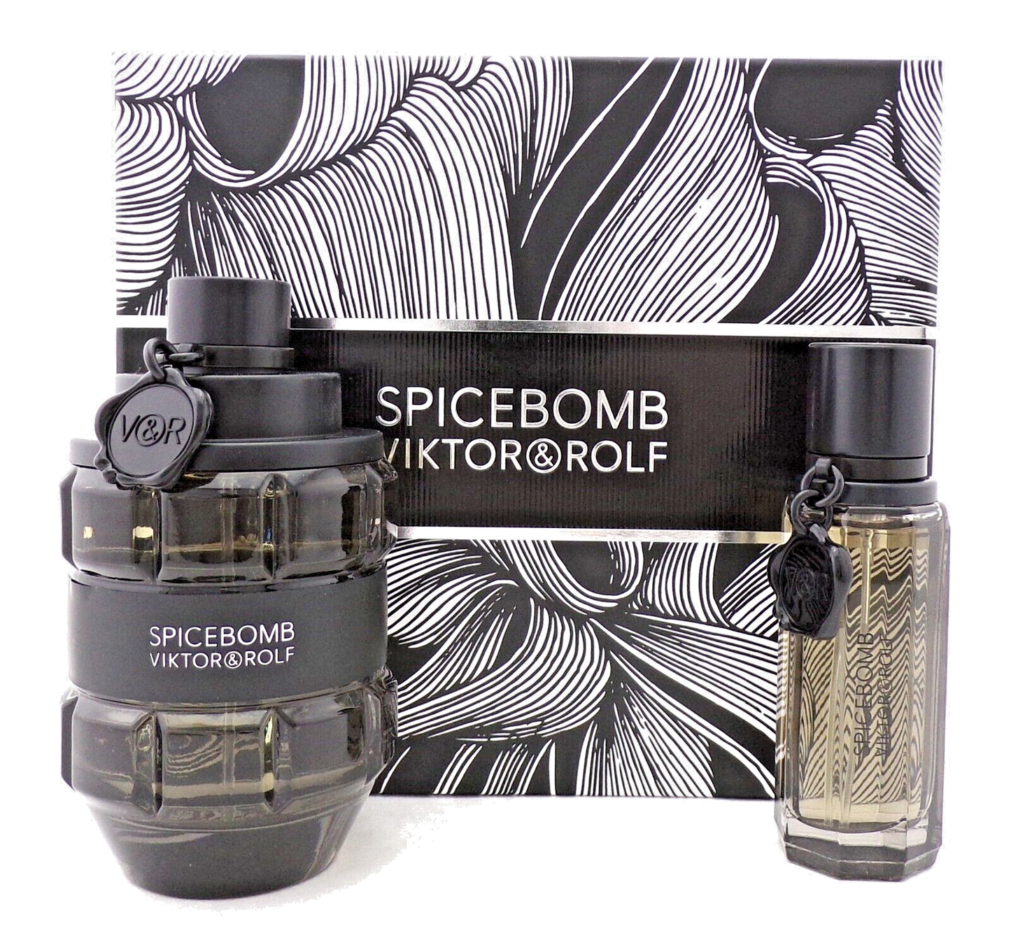 Spicebomb by Viktor & Rolf 3.04 oz EDT Spray + 20 ml EDT Spray. New SET for Men