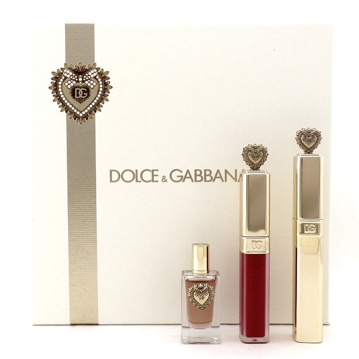 Dolce & Gabbana Devotion 5ml EDP Mini+ 8ml Mascara+ 5ml Lipstick New Women's SET
