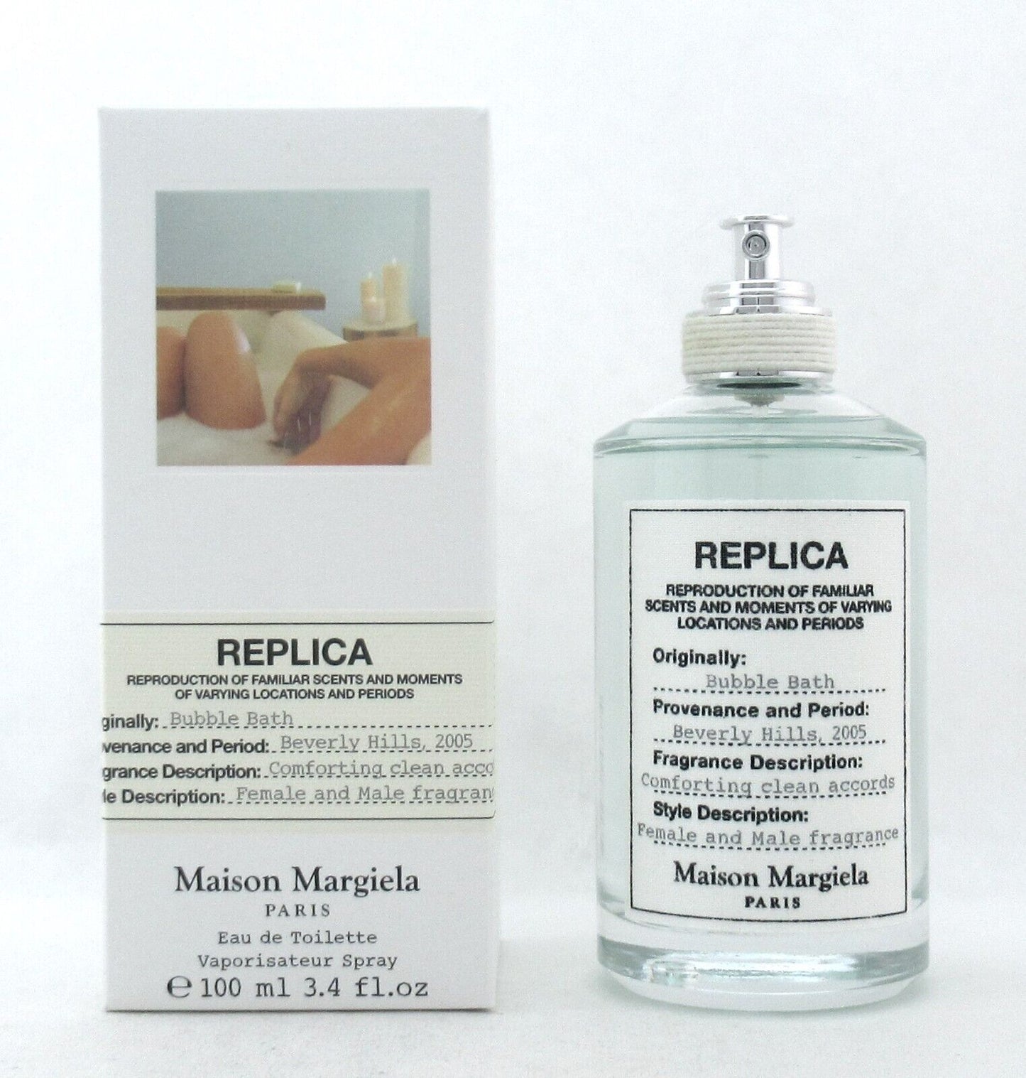 Replica Bubble Bath by Maison Margiela 3.4 oz EDT Spray Unisex New NO CELLOPHANE
