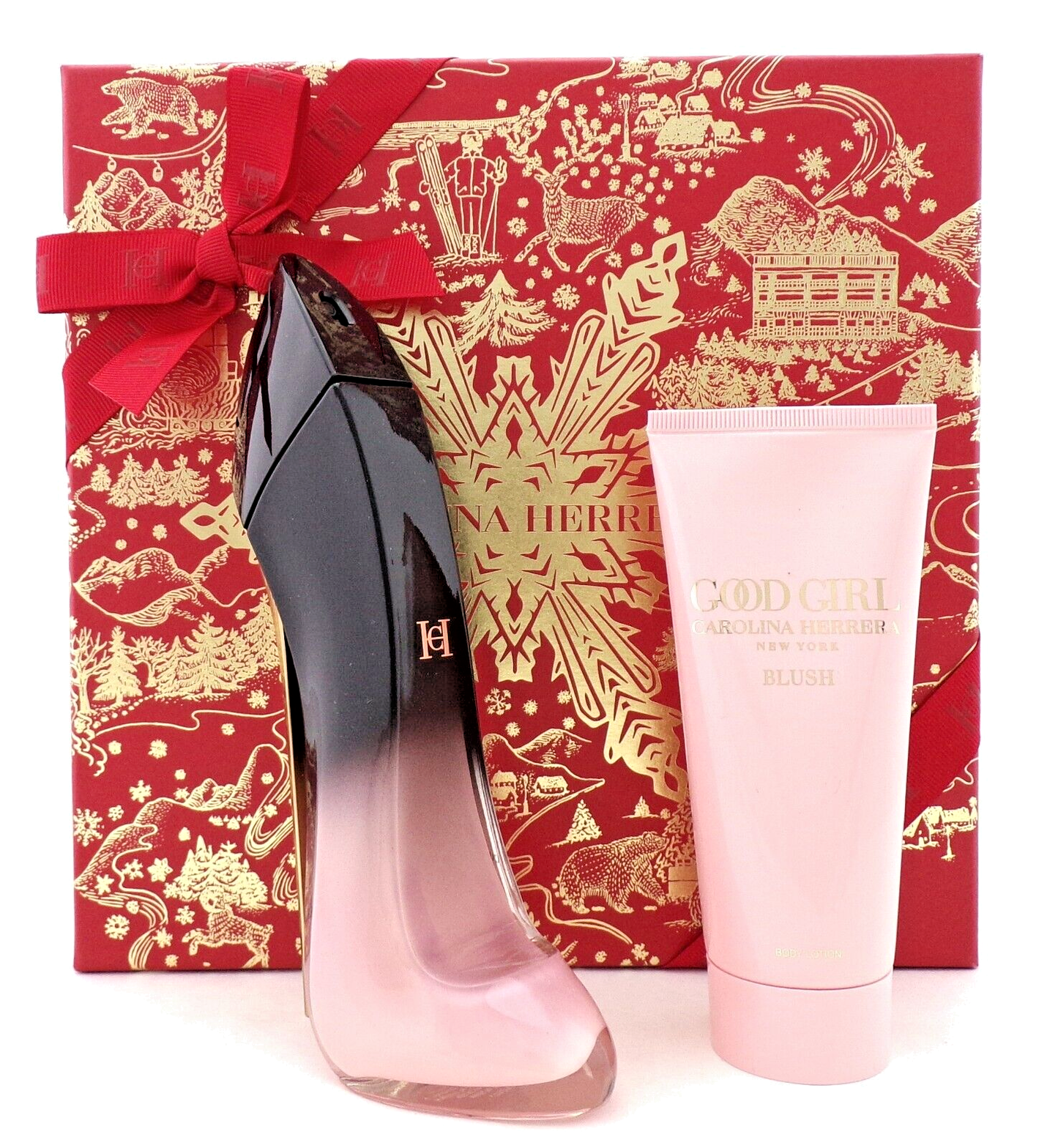 Good Girl BLUSH ELIXIR by Carolina Herrera 2.7oz EDP Spray+3.4oz B/Lot. New SET