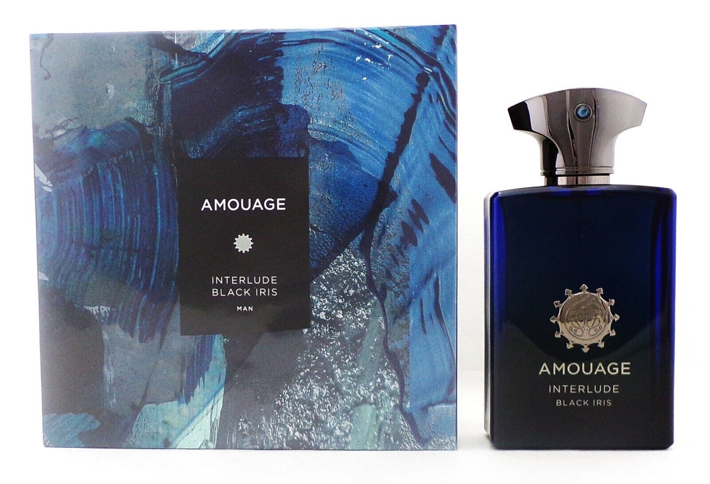 Amouage Interlude Black  Iris for Men 3.4 oz./100 ml. EDP Spray in New Packaging