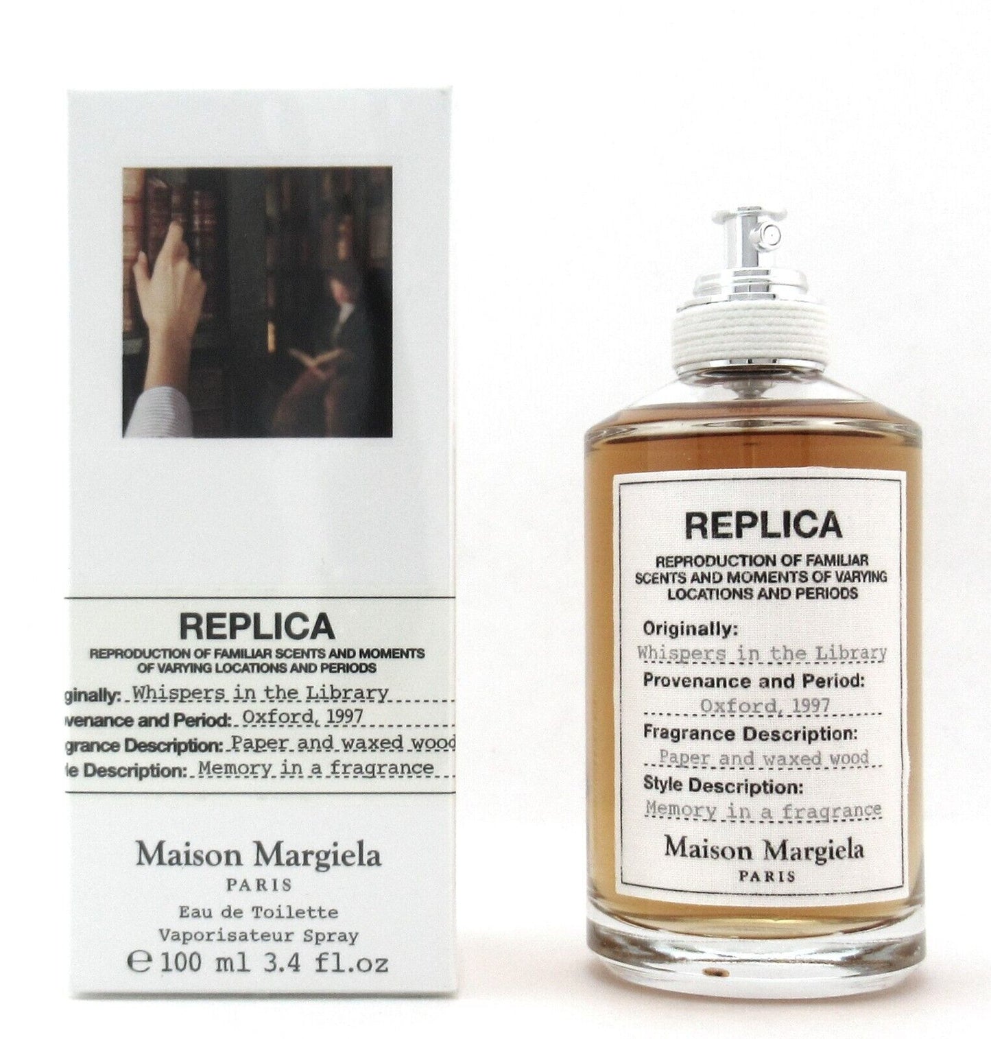 Replica Whispers In The Library Maison Margiela 3.4 oz./100 ml. EDT Spray New