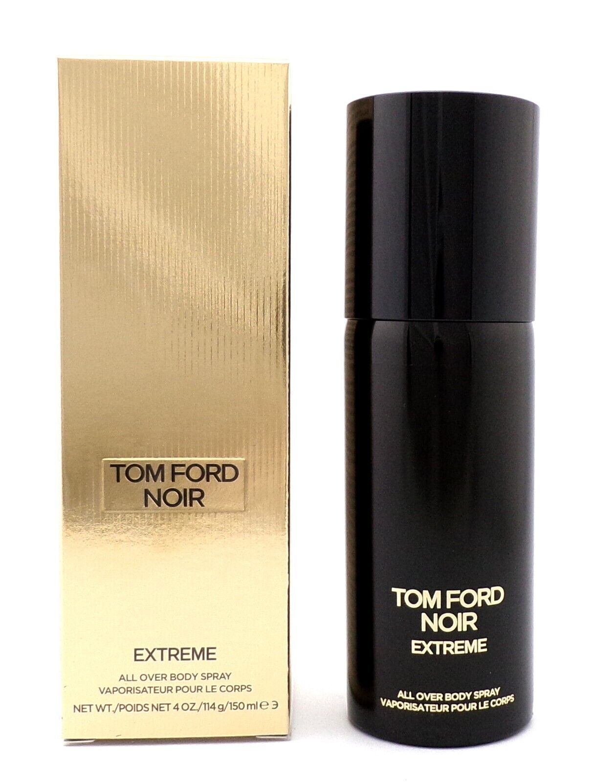 Tom Ford Noir Extreme 4 oz./ 114g./ 150 ml. All Over Body Spray for Men. New Box