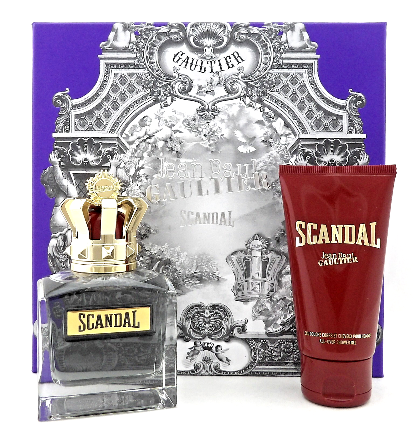 Scandal by Jean Paul Gaultier 3.4oz EDT Spray + 2.5oz Shower Gel. New Men's SET