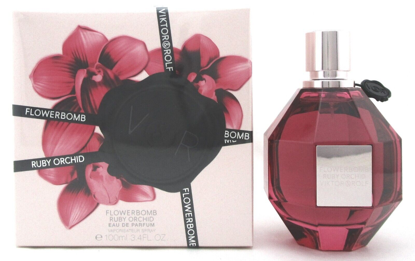 Viktor & Rolf Flowerbomb Ruby Orchid 3.4 oz. EDP spray for women. New.