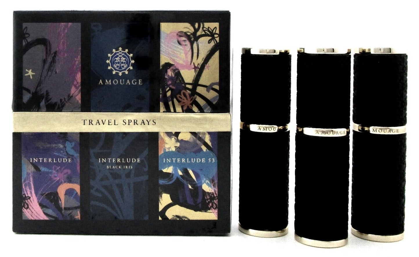 Interlude SET by Amouage 3x10 ml Eau de Parfum Travel Spray for Men. New Sealed