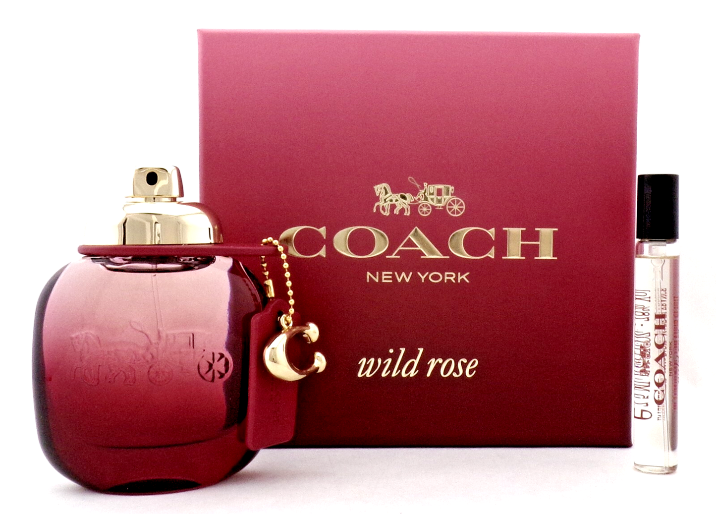 Coach WILD ROSE 1.7oz/ 50ml + 0.25oz/ 7.5ml Eau de Parfum Spray New Women's SET