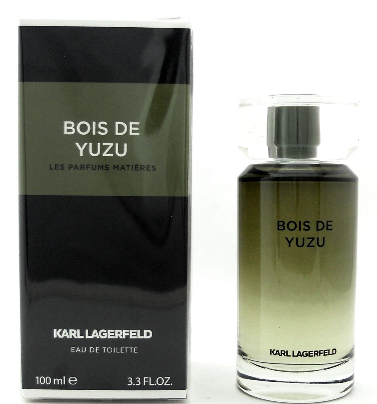 Bois de Yuzu by Karl Lagerfeld 3.3 oz. EDT Spray for Men. New Sealed DAMAGED Box