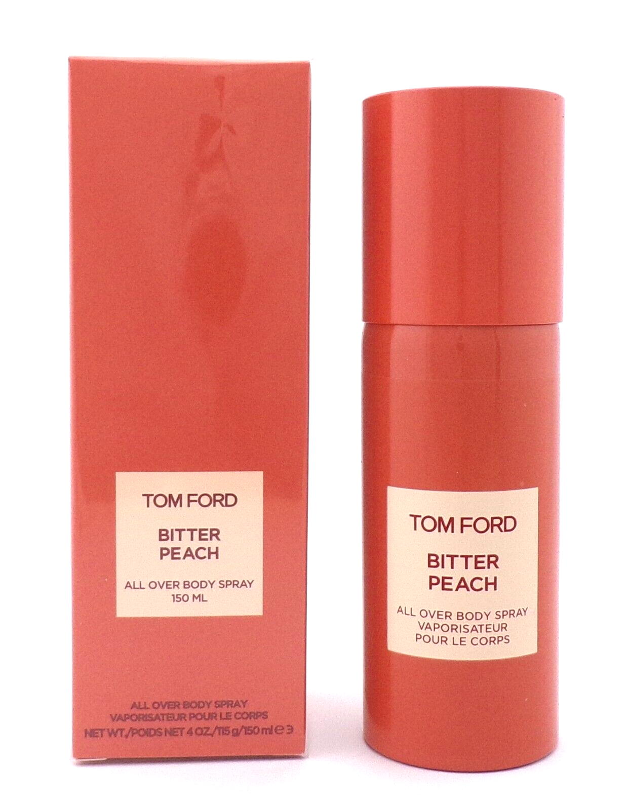 Tom Ford Bitter Peach 4.0 oz/115 g/150 ml All Over Body Spray Unisex. New Box
