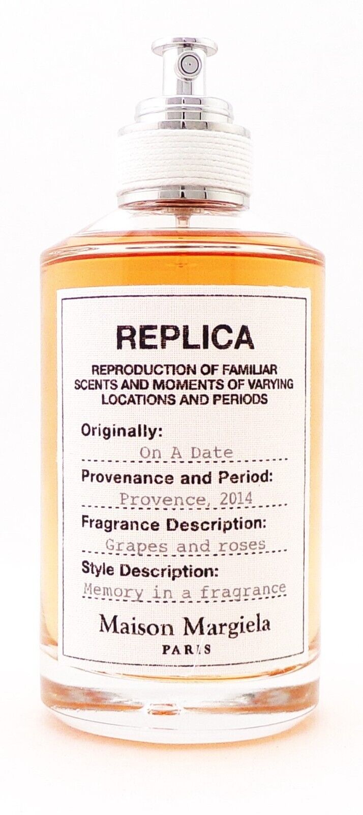 Replica On a Date by Maison Margiela 3.4 oz Eau de Toilette Spray Unisex NO BOX