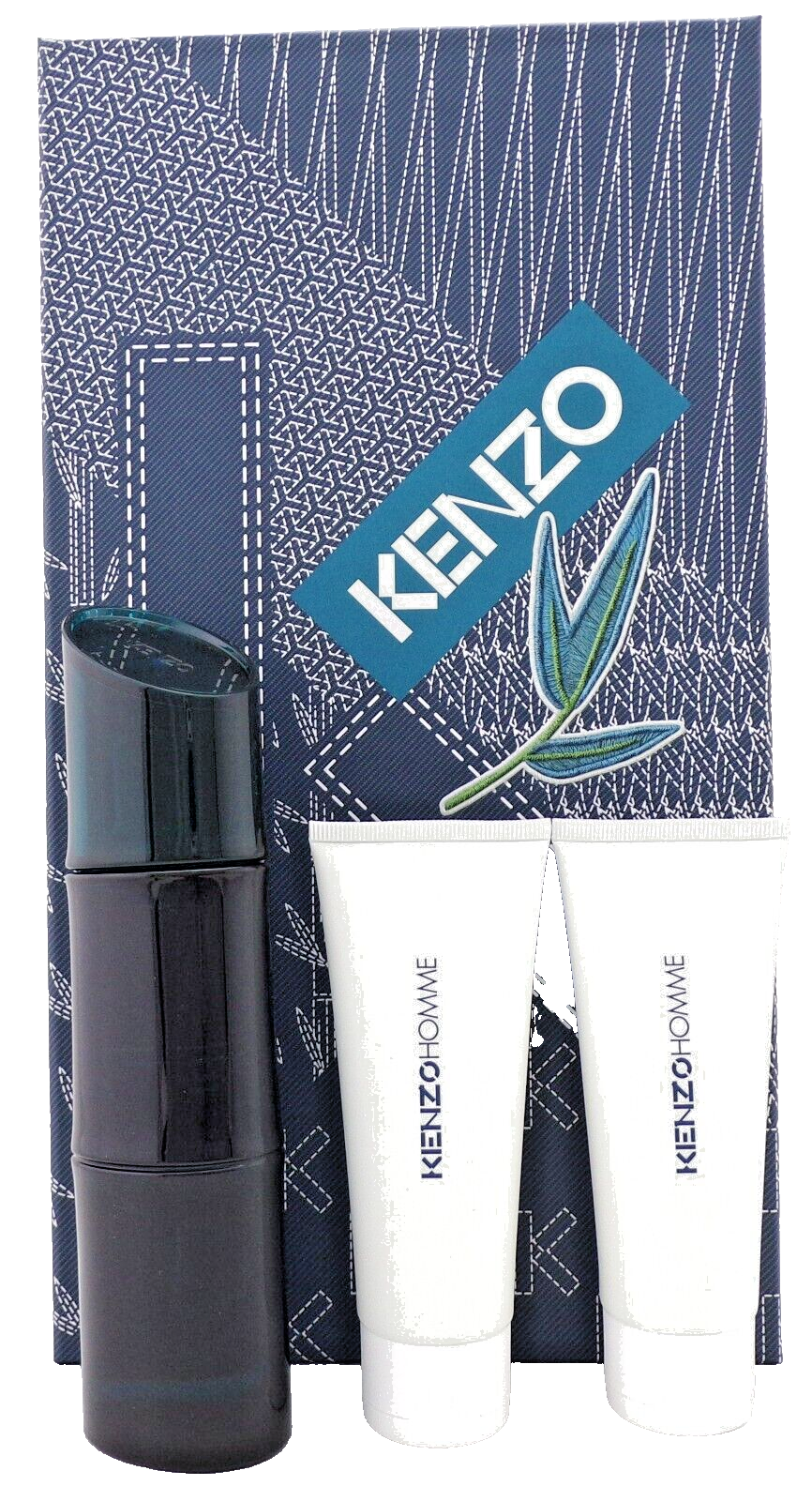 Kenzo Homme 3.7 oz Eau de Toilette Spray + 2 x 2.5 oz Shower Gel New SET for Men