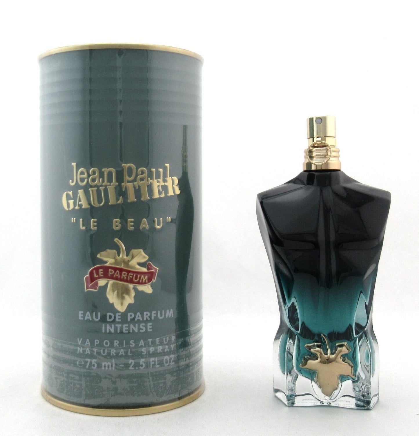Jean Paul Gaultier Le Beau 2.5 oz EDP INTENSE Spray for Men Slightly Damaged Can