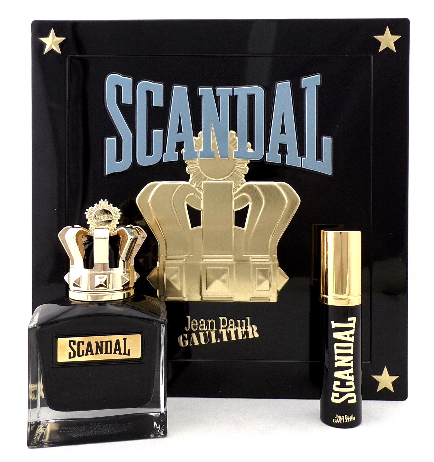 Jean Paul Gaultier Scandal LE PARFUM 3.4oz & 0.4oz EDP Intense Spr New Men's SET