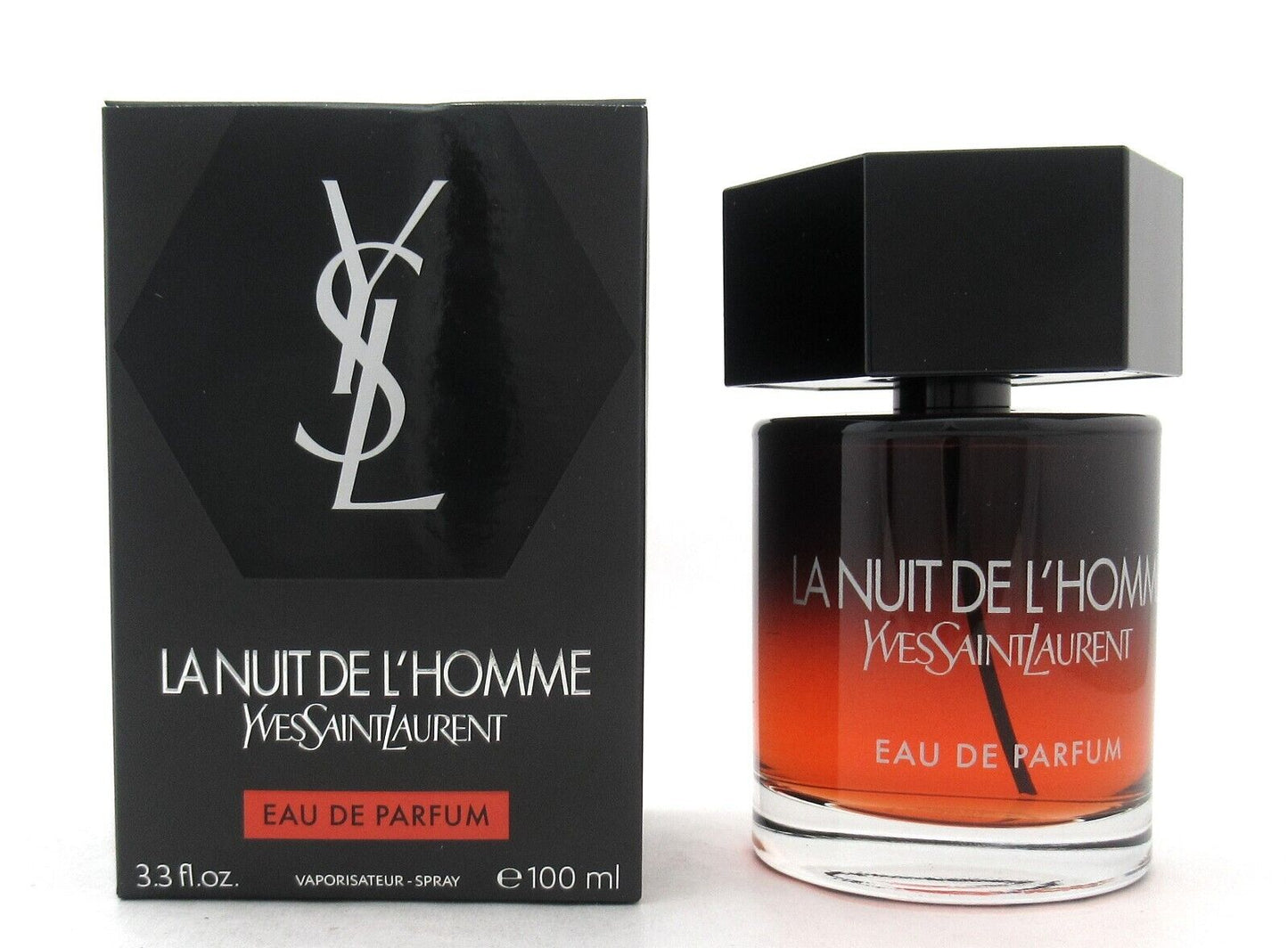 La Nuit De L'Homme Yves Saint Laurent Eau De Parfum Spray 3.3 oz. NO CELLOPHANE