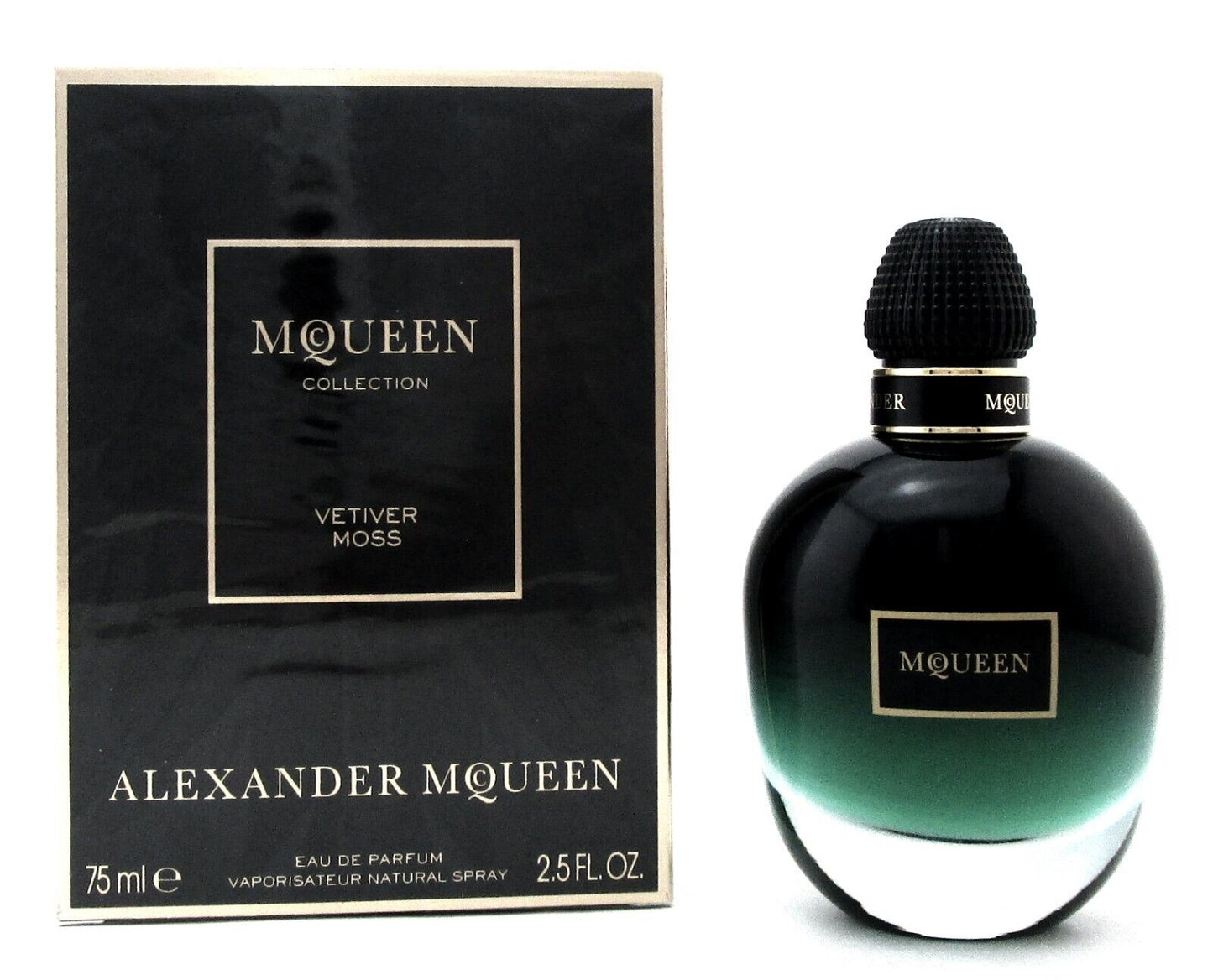 McQueen Collection Vetiver Moss 2.5 oz. Eau de Parfum Spray for Women Sealed Box