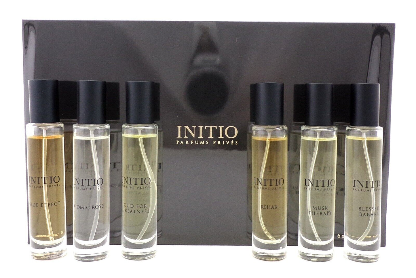 INITIO Initiation Coffret 6Pc (6 x 0.33 oz) Mini Gift Set Unisex New DAMAGED Box