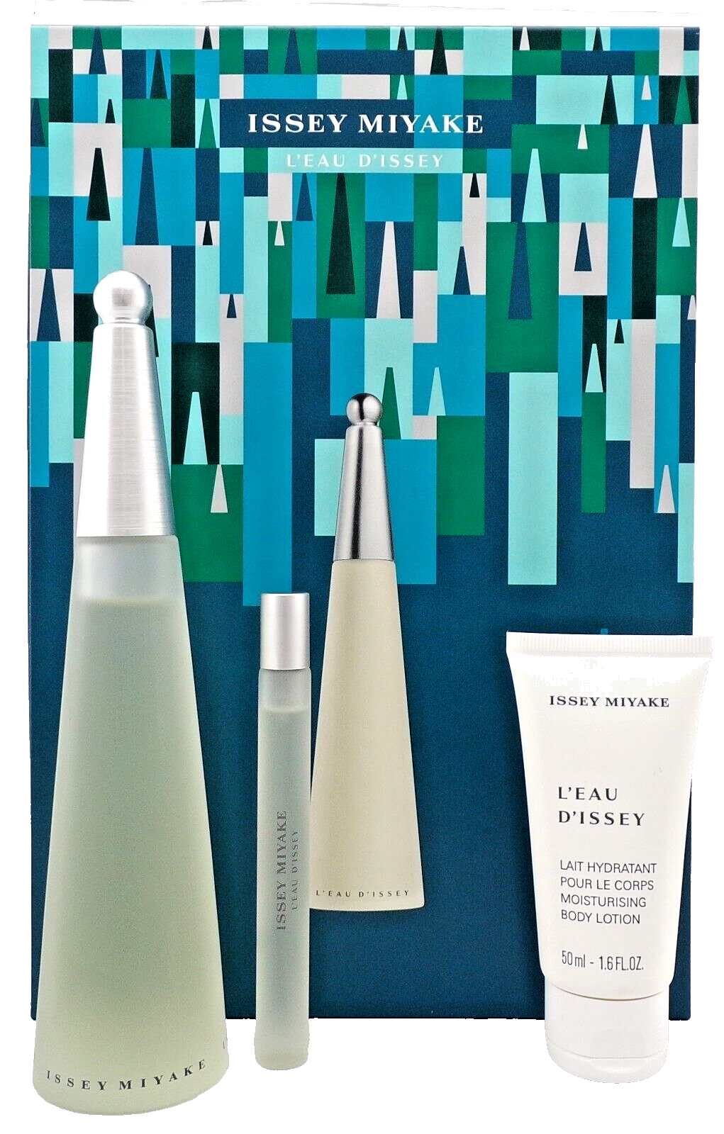 L'eau D'Issey by Issey Miyake 3.3oz & 10ml EDT Spray+1.6oz B/Lotion. Women's SET