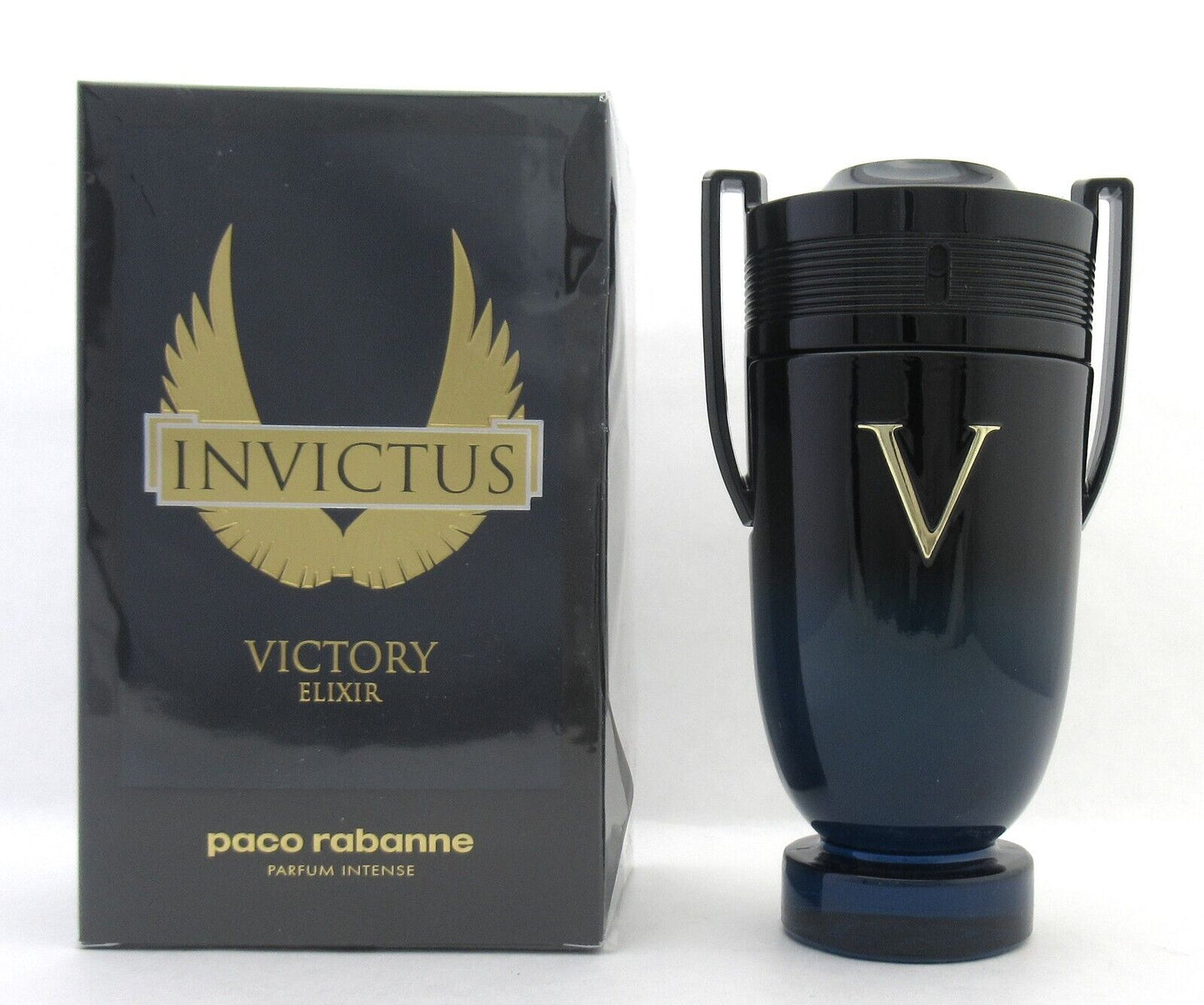 Invictus Victory ELIXIR by Paco Rabanne 6.8 oz. Parfum INTENSE Spray Damaged Box
