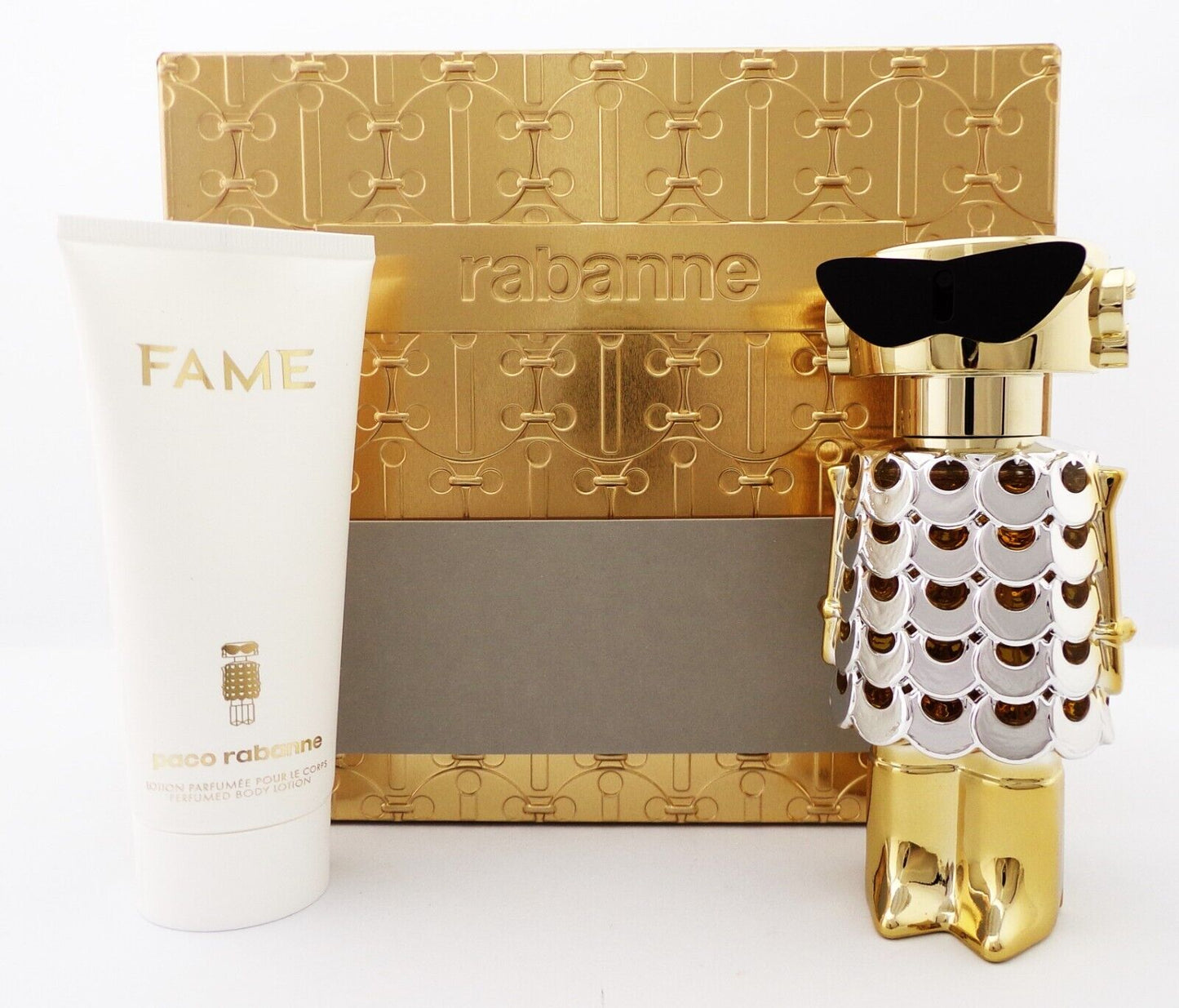 FAME by Paco Rabanne 2.7 oz. EDP Spray + 3.4 oz. B/Lotion. New Set for Women