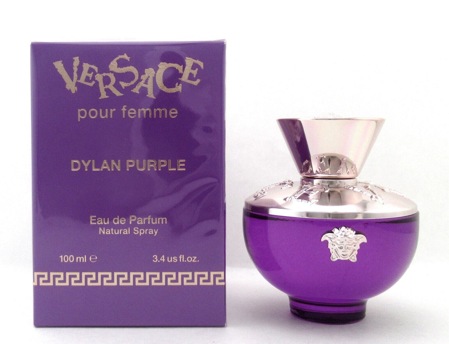 Versace Dylan Purple 3.4 oz. Eau De Parfum Spray for Women New Sealed