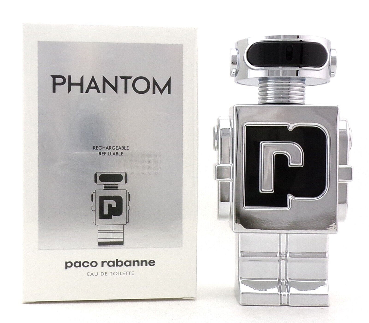 Phantom by Paco Rabanne 5.1 oz. EDT Refillable Spray for Men. New. DAMAGED Box