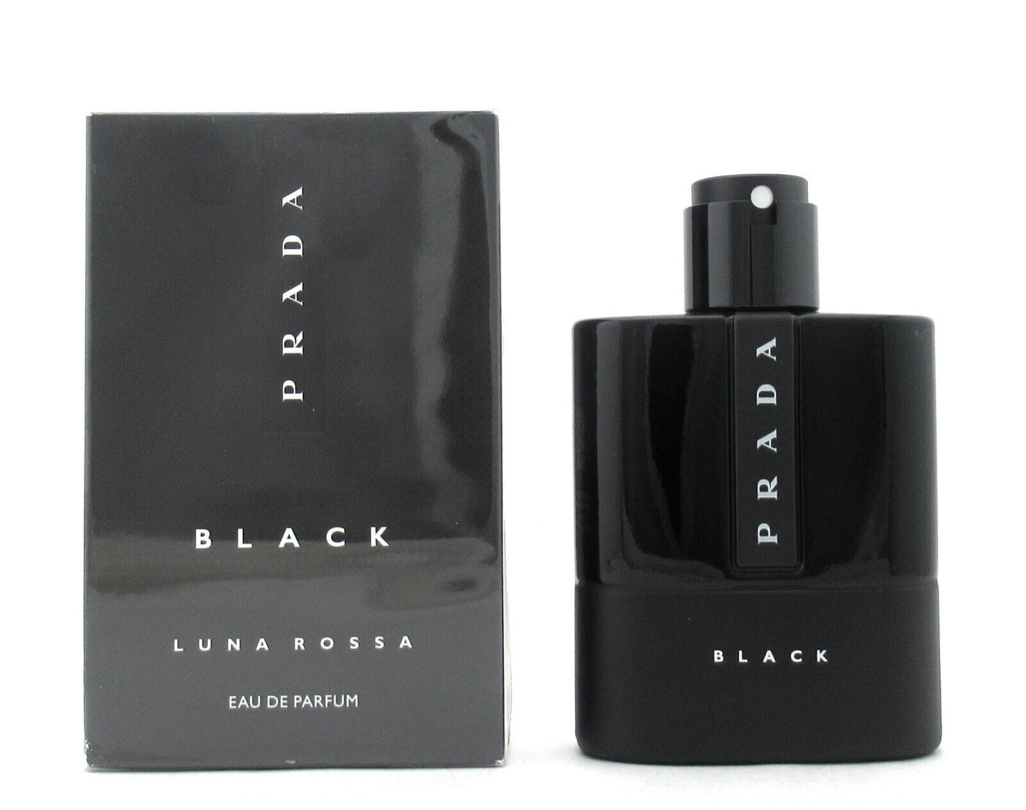 Prada Luna Rossa Black 3.3 oz. EDP Spray Refillable for Men New Damaged Box