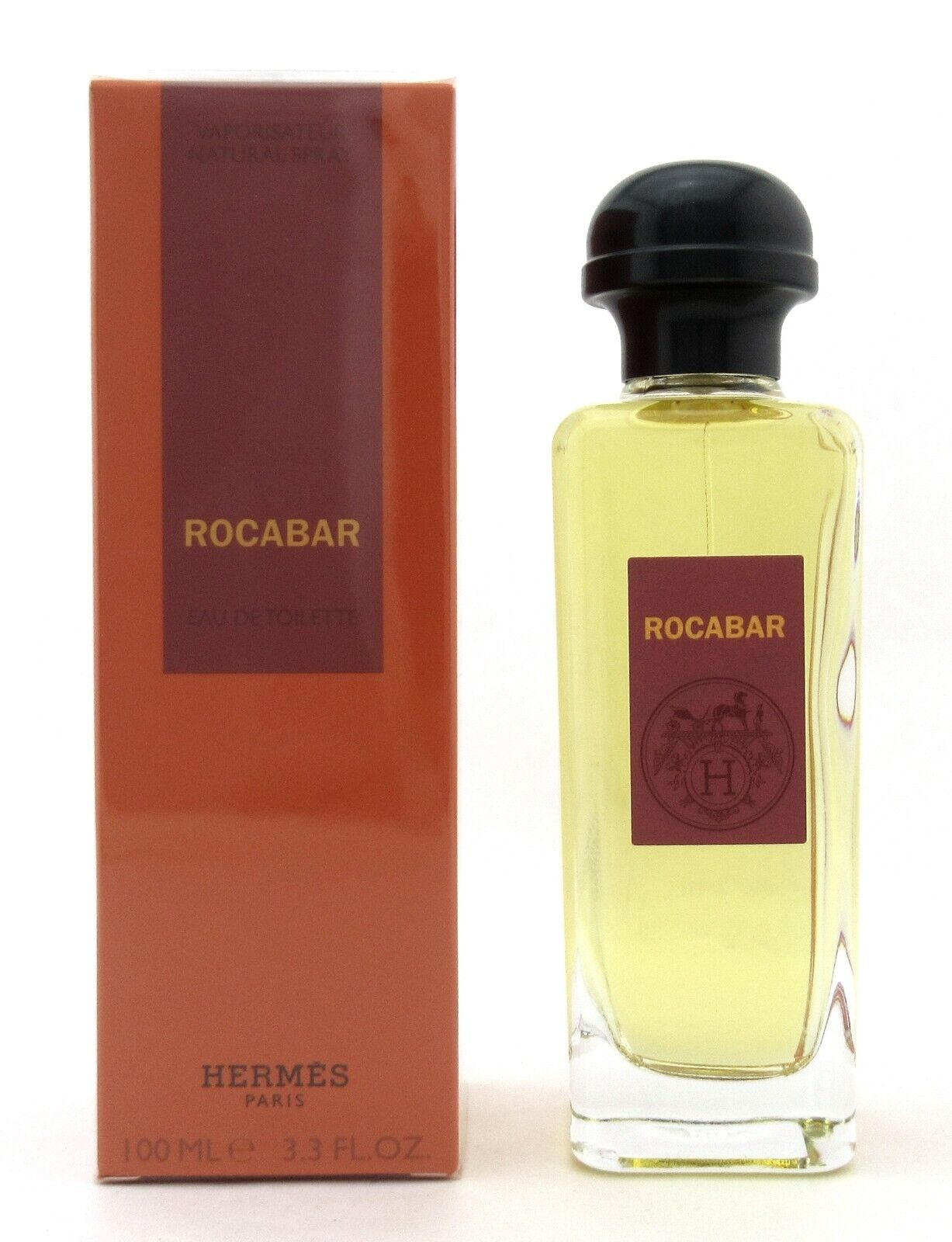 Hermes ROCABAR Cologne 3.3 oz. Eau de Toilette Spray for Men New Sealed Box