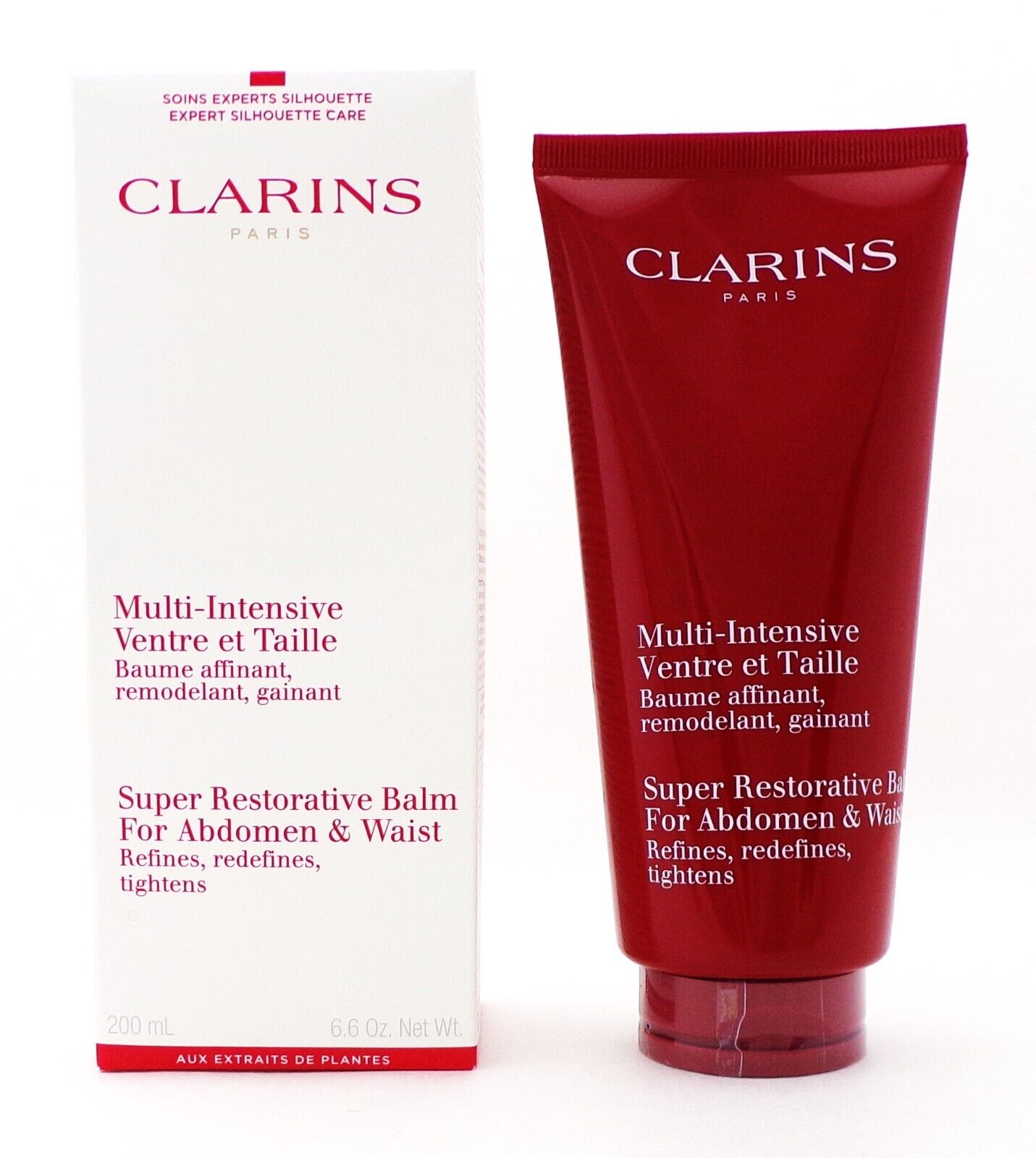 Clarins Super Restorative Balm For Abdomen & Waist 6.6 oz./ 200 ml. Damaged Box