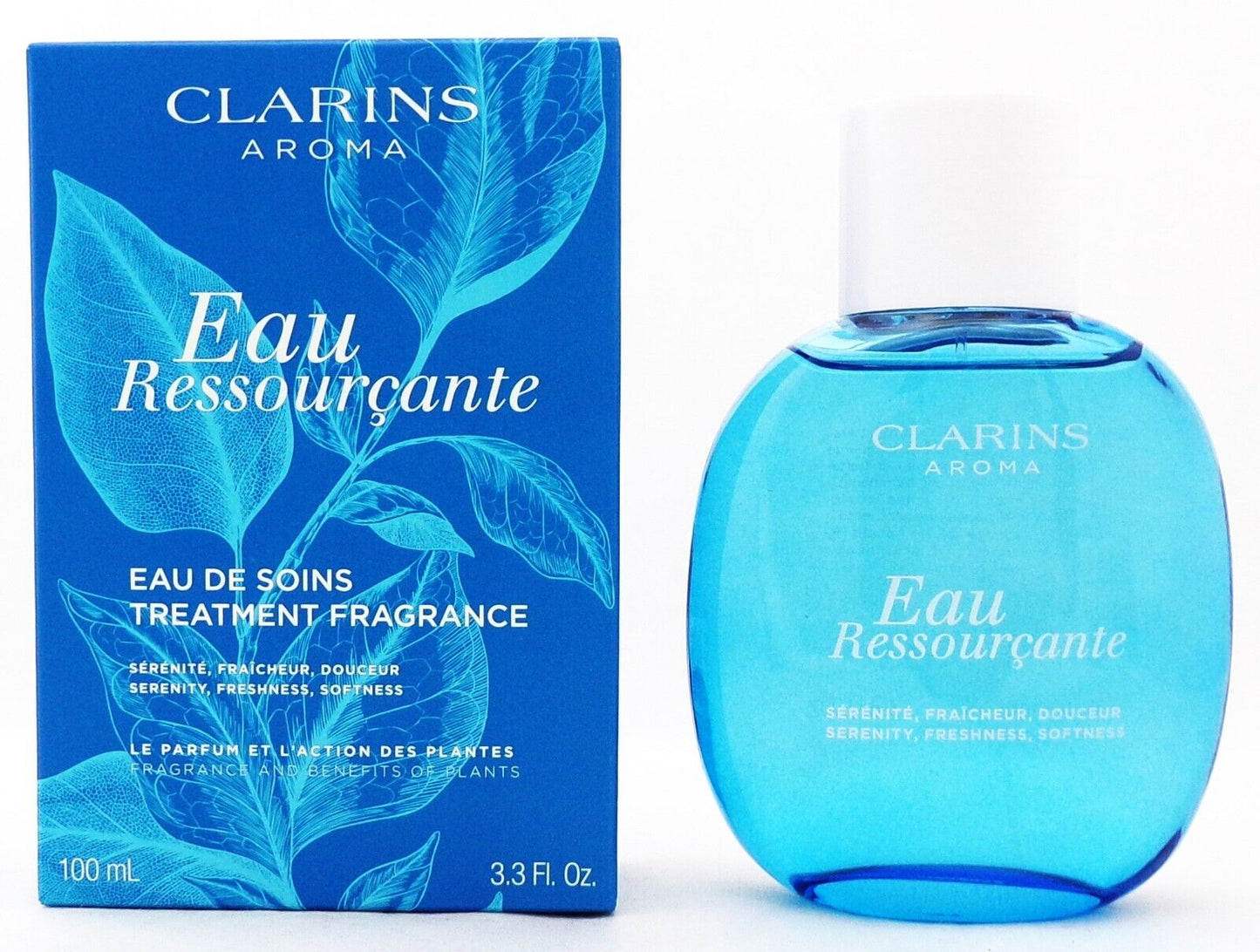 Clarins Eau Ressourcante 3.3 oz. Treatment Fragrance Refillable Spray New