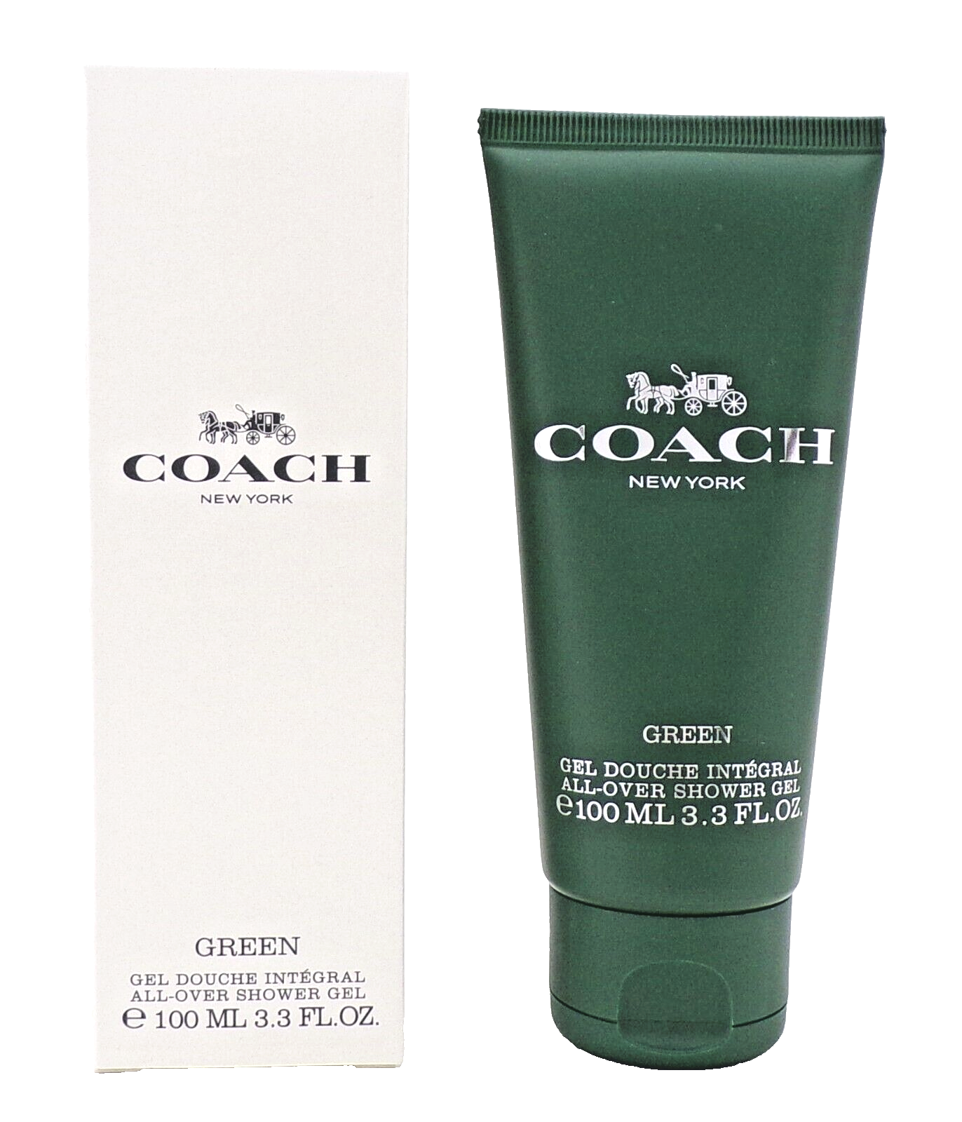 Coach Green by Coach 3.3 oz./ 100 ml. All-Over Shower Gel for Men. New in Box