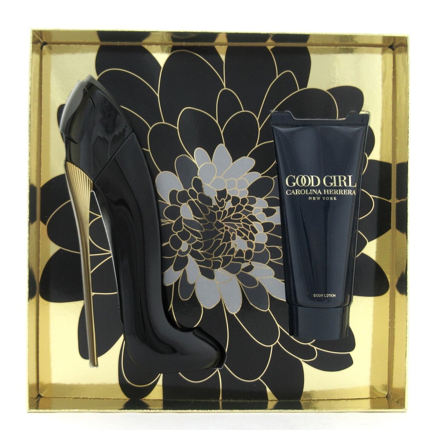 Good Girl By Carolina Herrera 2 Pc Gift Set for Women EDP Spray 2.7 oz + Lot.NEW