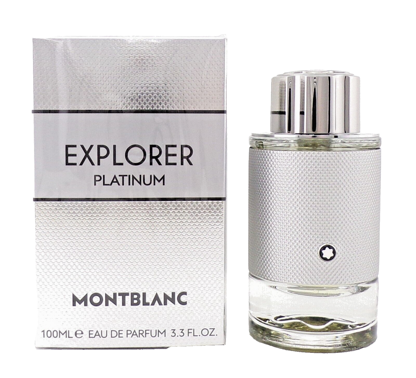 Explorer Platinum by Mont Blanc 3.3 oz. EDP Spray for Men. New DAMAGED Box