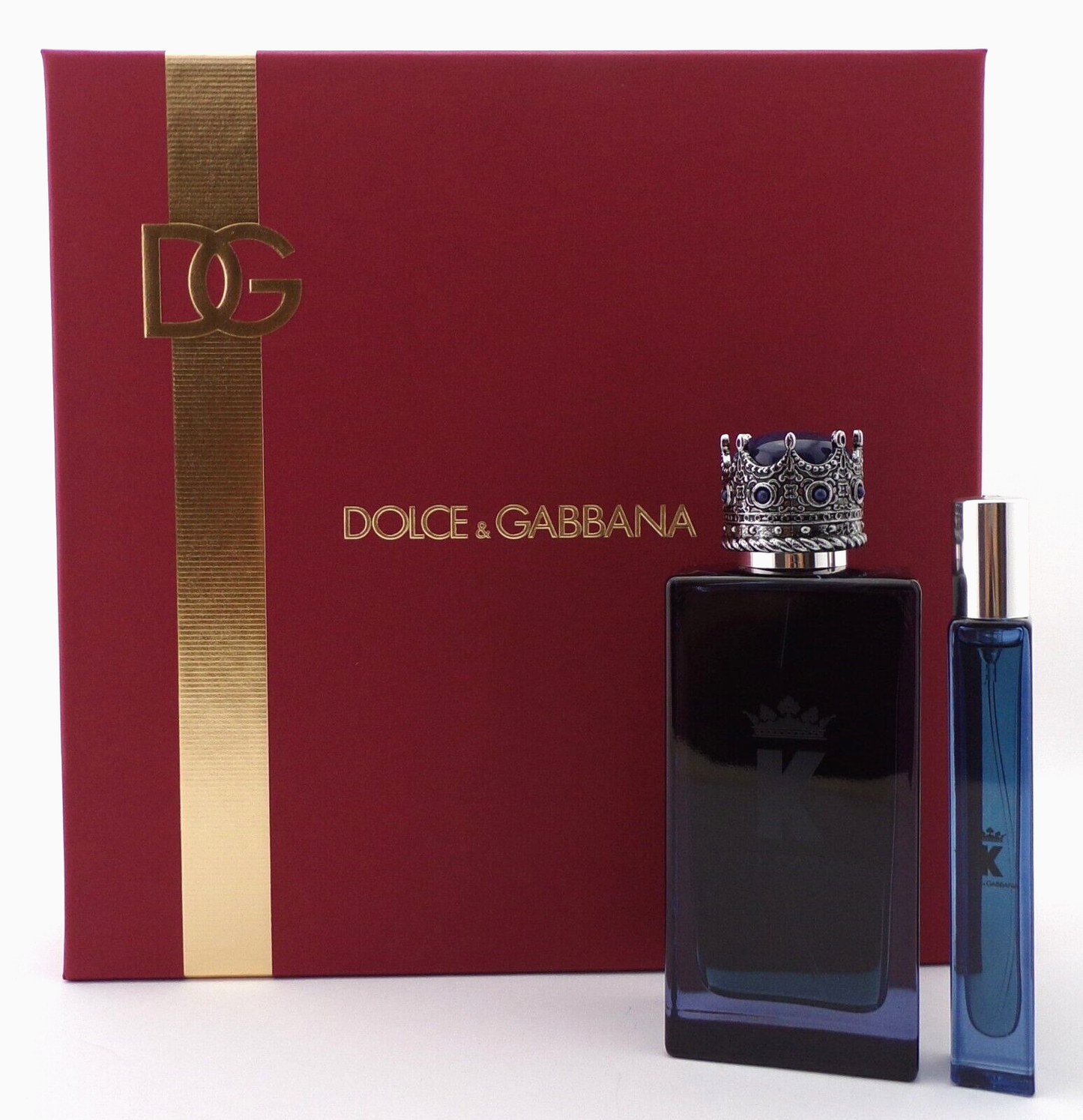 K by Dolce & Gabbana 3.3 oz. & 0.33 oz. EDP Intense. New Set for Men