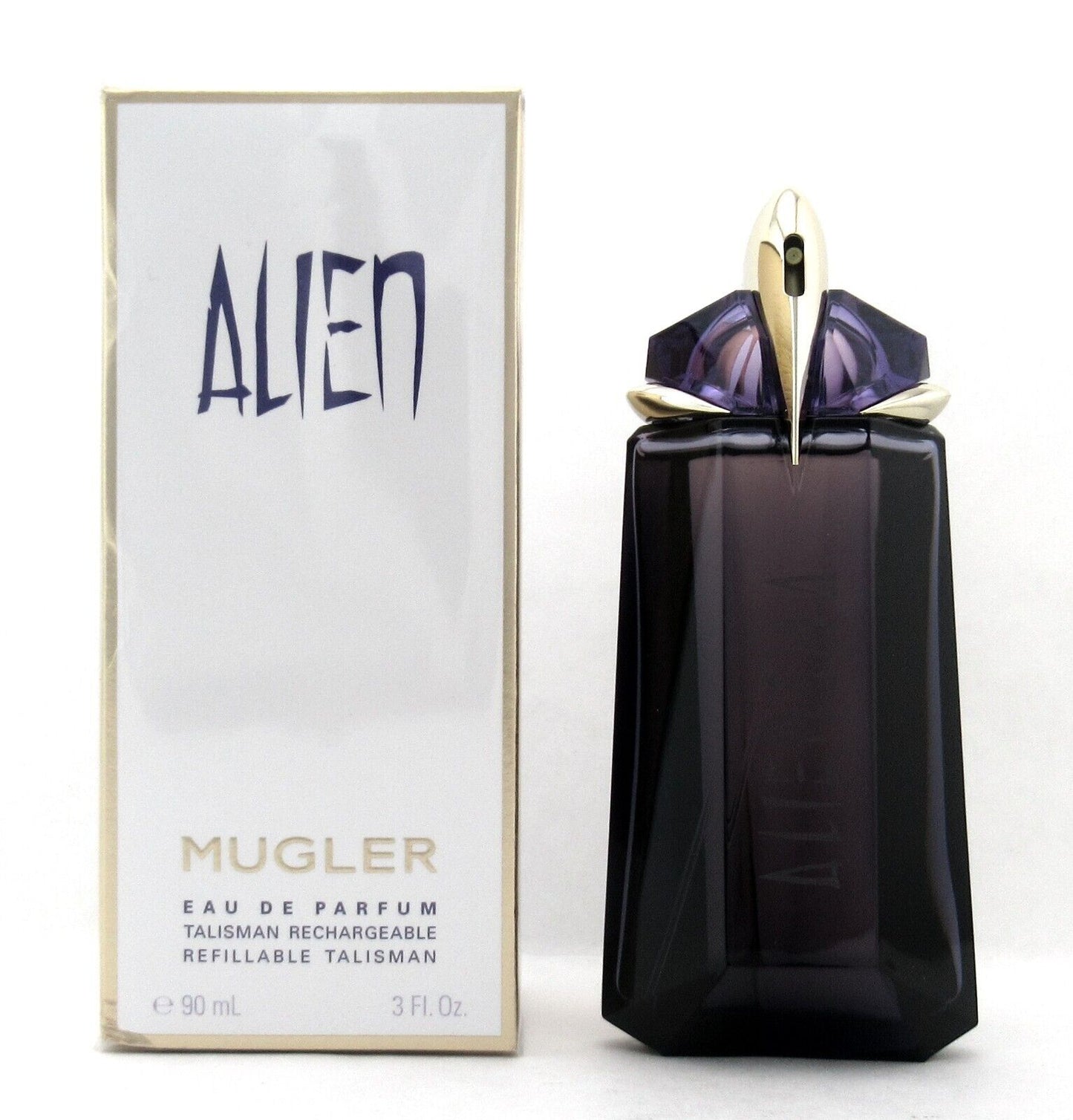 Alien by Thierry Mugler 3 oz. EDP Refillable Spray for Women New Damaged Box
