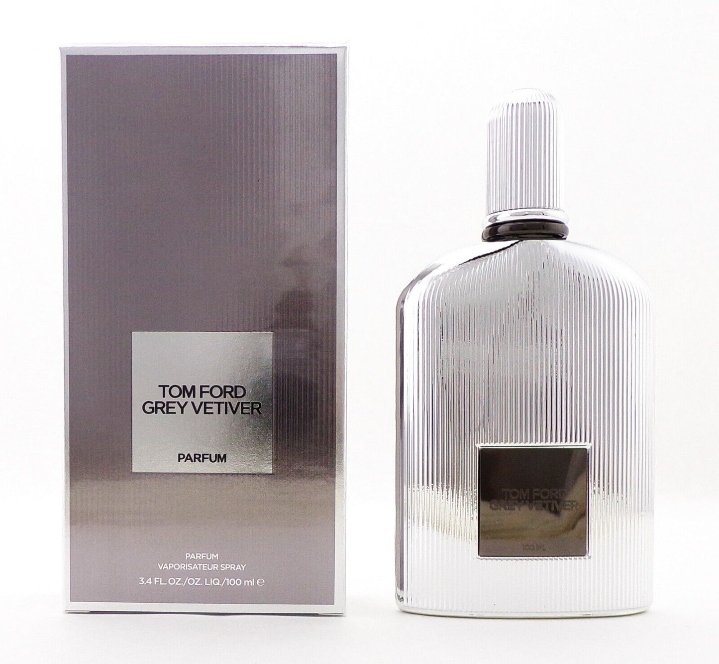 Tom Ford Grey Vetiver 3.4 oz. Parfum Spray for Men New DAMAGED Box