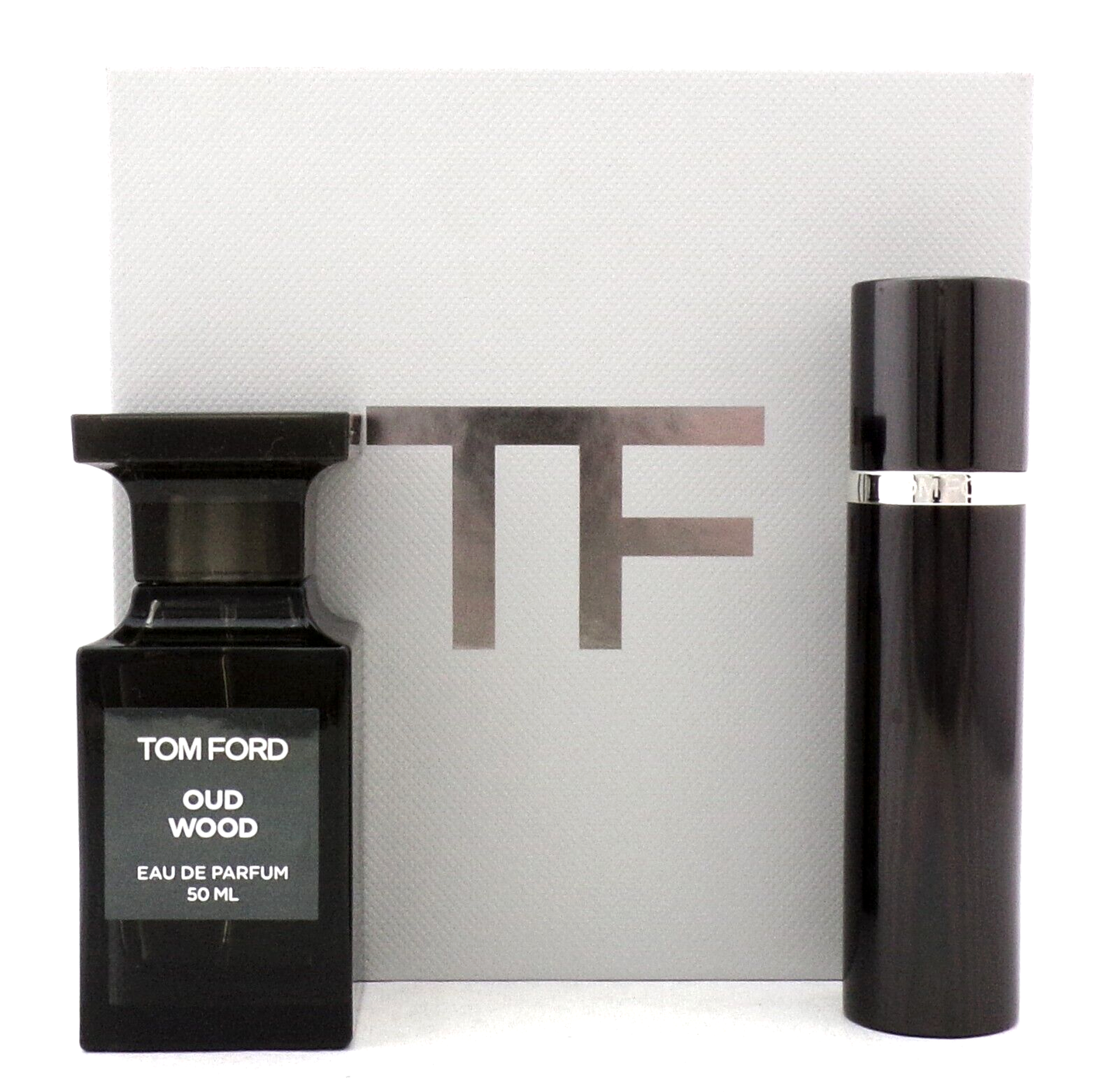 Tom Ford Oud Wood 1.7 oz.+ 10 ml. Eau de Pardum Spray Unisex New SET in Hard Box