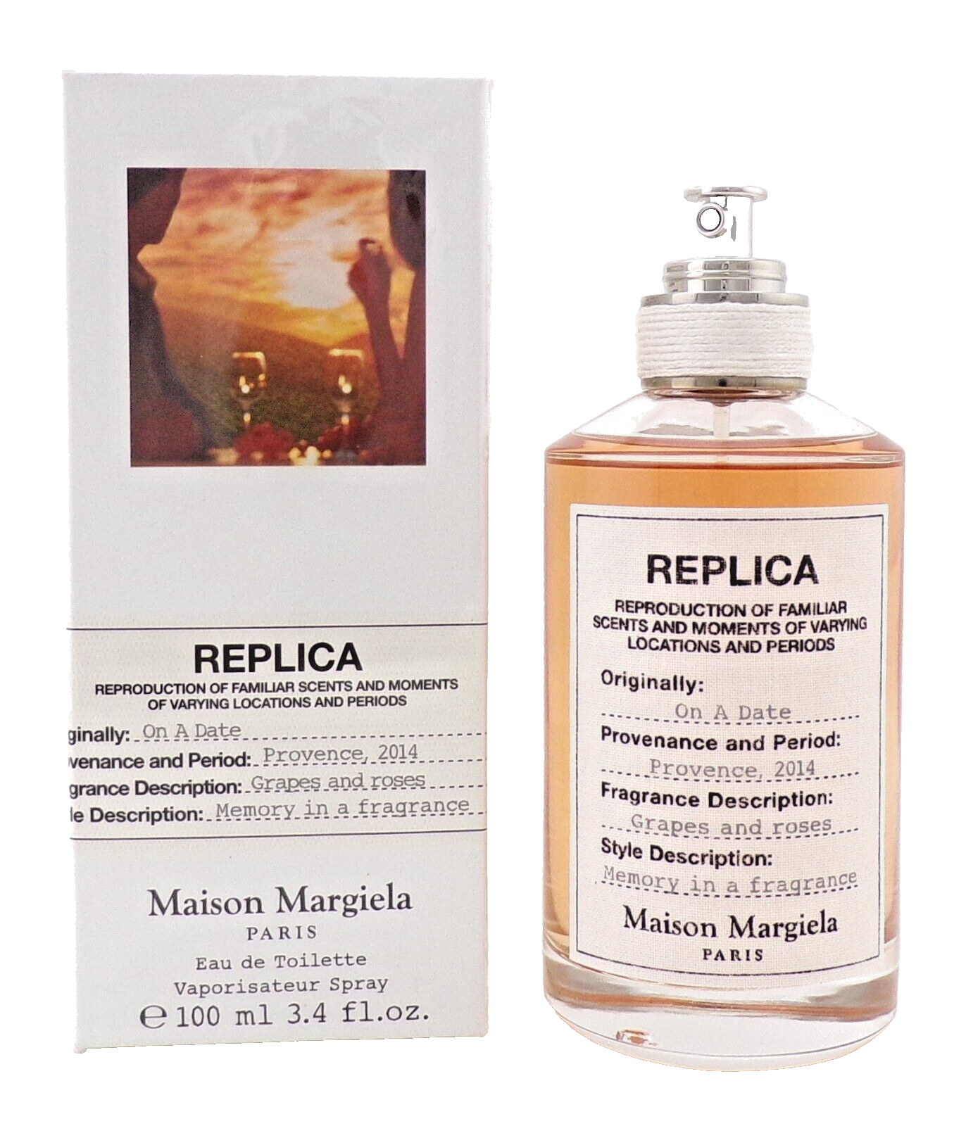Replica On a Date by Maison Margiela 3.4 oz Eau de Toilette Spray Unisex New Box
