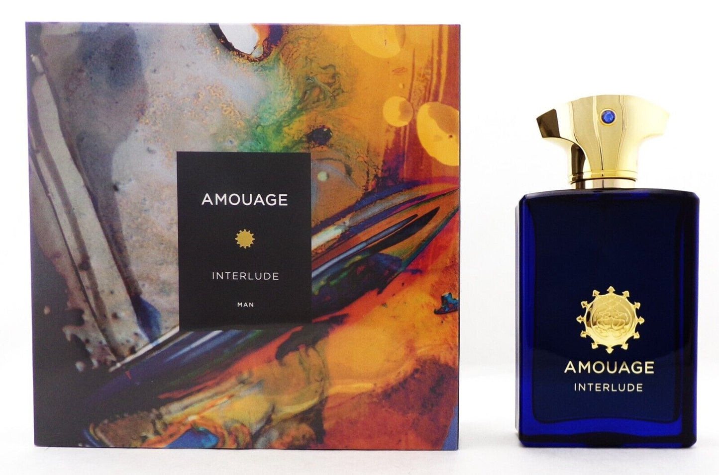 INTERLUDE Man by Amouage 3.4 oz. Eau de Parfum Spray New Sealed Box