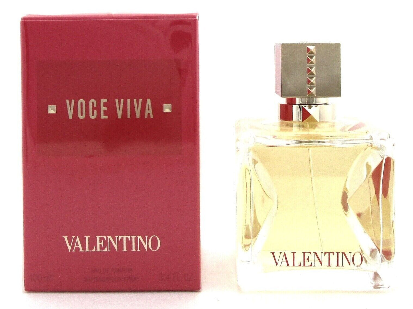 Valentino Voce Viva Perfume 3.4 oz./100 ml. EDP Spray for Women. New DAMAGED Box