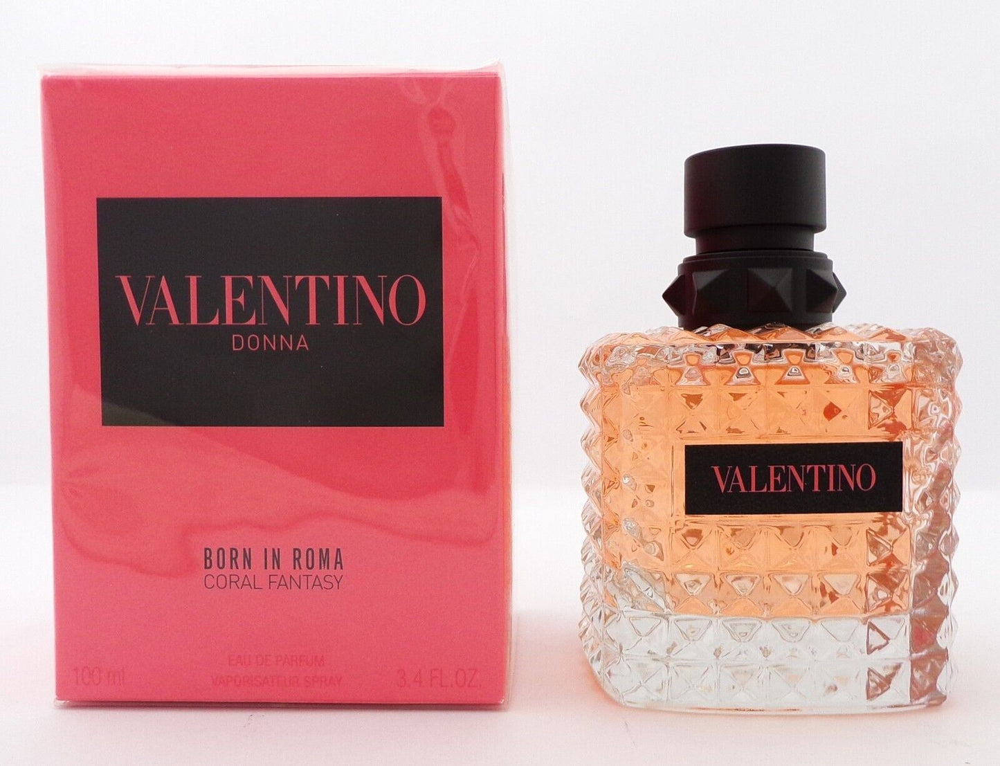 Valentino Donna Born in Roma CORAL FANTASY 3.4 oz. EDP Spray Wmn New Damaged Box