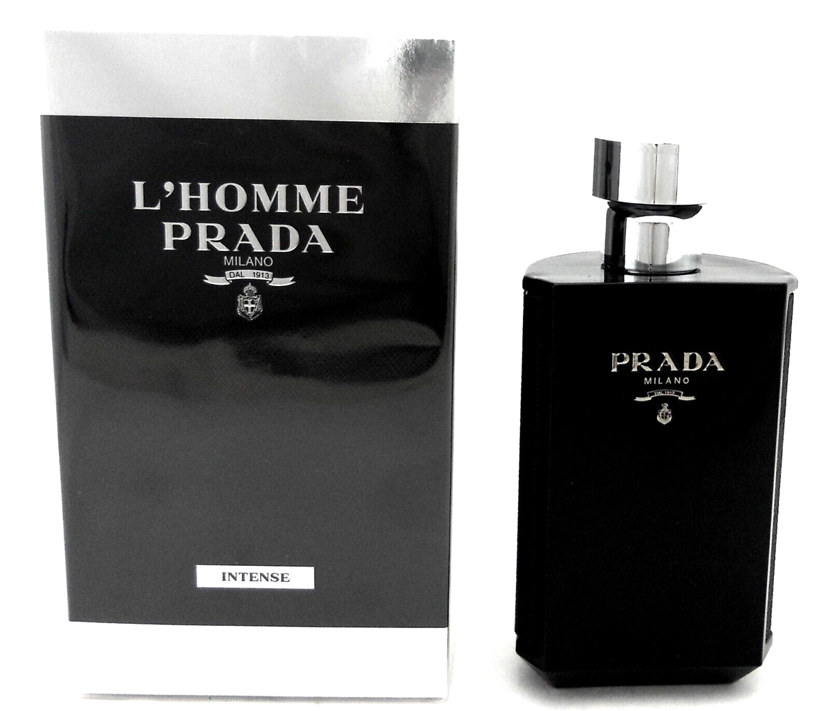 PRADA L'Homme Intense 5.1 oz./150 ml. EDP Spray for Men. New in Sealed Box