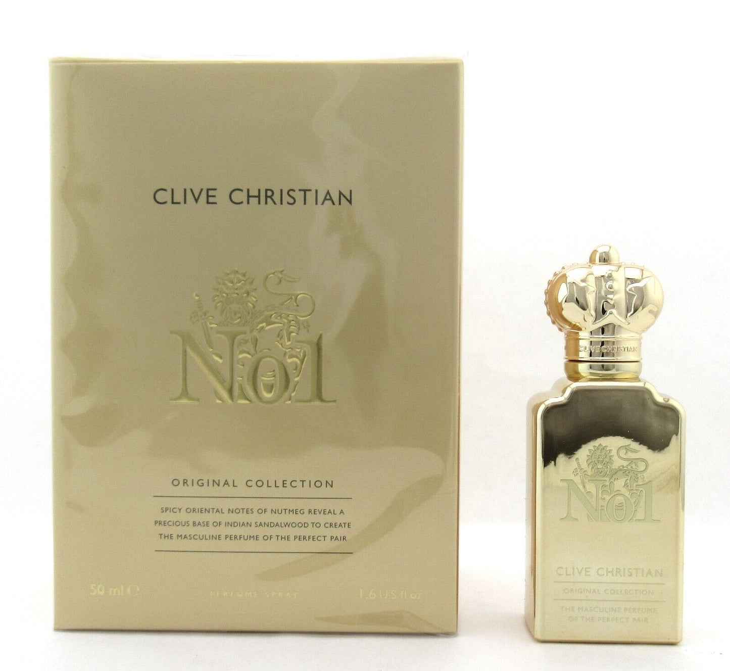 No1 The Masculine by Clive Christian 1.6 oz./50 ml. Perfume Spray New Sealed Box
